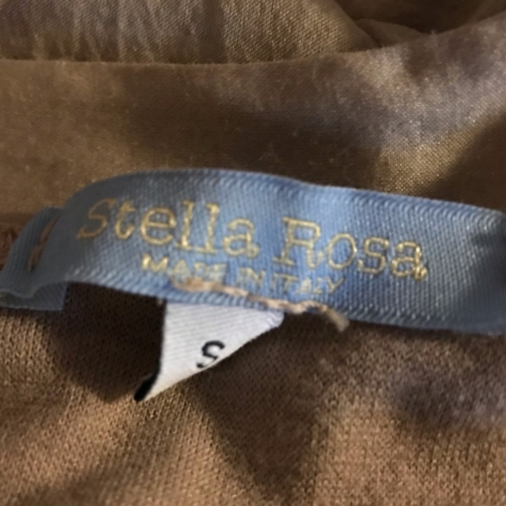 VINTAGE STELLA ROSA SILK DRESS MADE IN ITALY - Picture 8 of 8